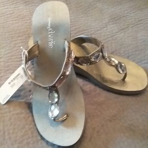 Charming Charlie wedge sandals